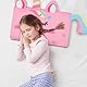 RANJIMA Schlummerkids Kissen, 46x26cm Calmly Kinderkopfkissen, Tiere Schlummerkissen Kinder, Ergonomisch Kinderkopfkissen Kissen Memory Atmungsaktiv Komfortkissen Kinderkissen für Kleinkind Schlaf