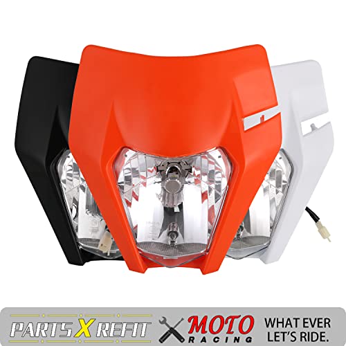 AnXin Dirt Bike LED Headlight,Motorcycle Head Light Kit Universal for EXC SXS SX EXC XC XCF XCW XCFW SXF SMR MX EGS 50-525 2018-2025 Enduro Supermoto White by AnXin - Image 7