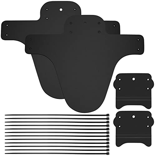 TOOINKCV 4 Piezas Guardabarros para Bicicleta de Montaña, Funda de Protección para Guardabarros de Bici, para Ruedas Delanteras y Traseras Guardabarros para Bicicletas, con 10 Bridas Cables