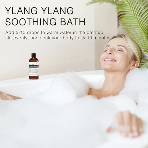 Image of Ylang Ylang Essential Oil for Skin Hair Care, Aromatherapy, 100ML