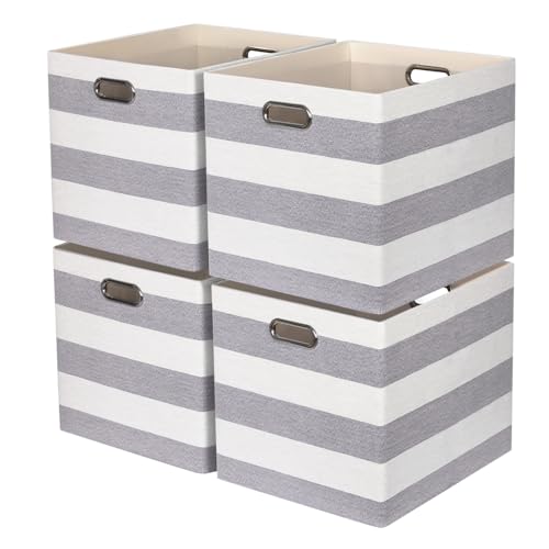 ORGMASTER 13x15x13 Storage Cube Bins, Foldable Storage Cubes, Fabric Organizer
