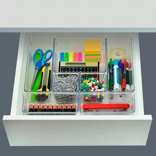 Organizador Modular para Gavetas Bancadas e Armários Geladeira Pl...