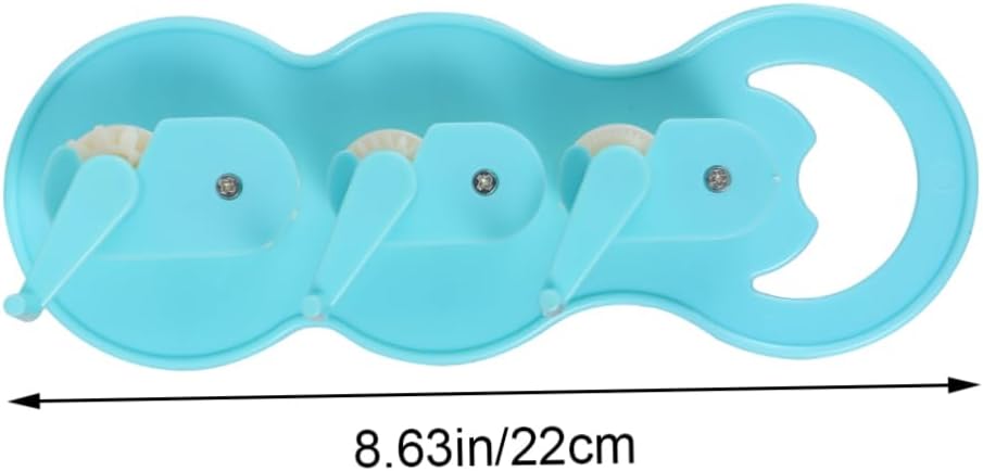 NUOBESTY 3pcs Hand-Operated Quilling Tool Sky Crimper for Paper Wave Shape Making Manual Craft Tool for Quilling Projects Options for Fold Wave Effects