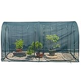 Large Tunnel 8.2'x4' Plant Netting Cover 4FT Tall Crop Cage Netting Pest Guard Cover for Vegetables Fruits Durable Gardening Net for Plant and Animal