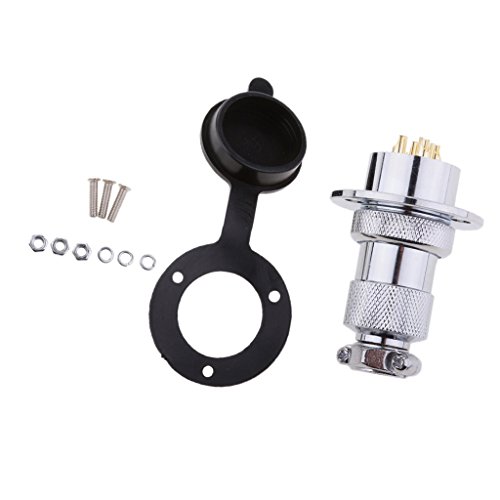 MonkeyJack Nueva Marca Impermeable 25u00a0mm 4u00a0Pole 12u00a0u0096u00a024u00a0Volt Cubierta Enchufe/Conector/Enchufe