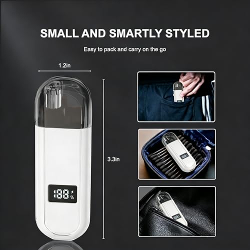VISDOLL Nose Trimmer IPX7 USB Rechargeable Men Travel Friendly Easy Clean — view 6