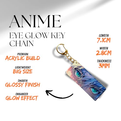 ZYNKAI Anime Glowing Eyes Keychain Sataru1 - Image 4