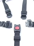 High Chair Straps, Adjustable 5 Point Harness Baby Safety Strap Belt for Stroller Pushchair Pram Buggy Safe Protection?High Chair Baby Harness?Safety Harness Strap Belt