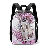 YTLIXIANGN Mochila escolar unisex con diseño de caballo, para el tiempo libre, para saltar, buen regalo para excursiones escolares para niños y niñas, mochila 3D, Estilo 10., Talla única