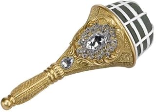 Lillian Rose Silver Jeweled Wedding Bouquet Holder, One Size (BQ945 G)