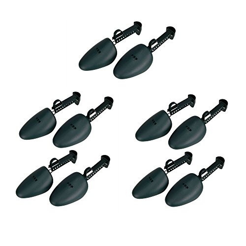 B&E LIFE Practical Plastic Adjustable Length Men Tree Shoe Stretcher Boot Holder (Dark Green)