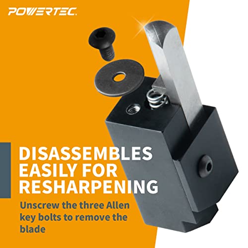 Cincel de esquina Powertec 71036 herramienta de carpintería para escuadrar maderas 8