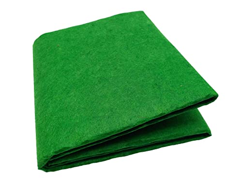 Image of Felt Cloth Stiff Hard-44 x 36 inch -DIY Patchwork Sewing Crafting - Green | Size 44 inch X 36 inch, Full Metre, Used in Art & Craft, Cutouts, Decorations, School Projects, Diy Etc Green