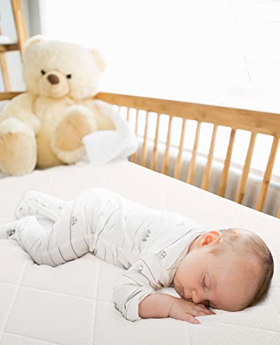 Wonder Dream Mini Crib Mattress, 100% Breathable, High Polymer Air Fiber, Non Toxic, Hypoallergenic, No Voc's #TOP5