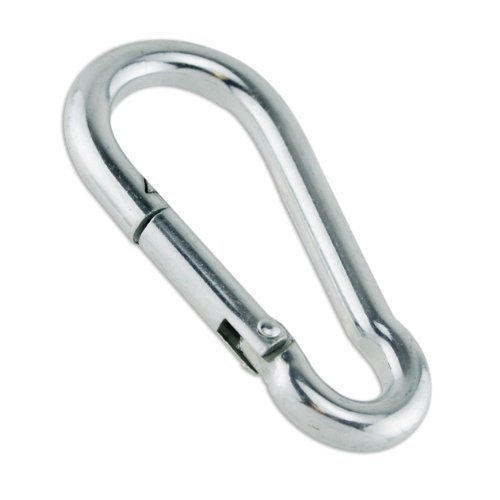 Carabiner Zinc Snap Clips 1/4" for Baseball Batting Cages Multi Uses (25)