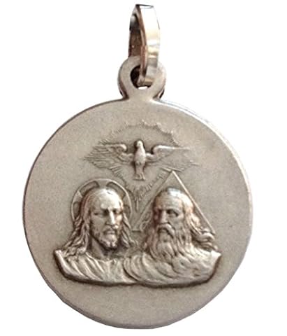 Medal Trójcy Świętej ze srebra wysokiej próby 925, Srebro, Bez kamieni szlachetnych