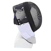 Schutzmaske für Sport, Zuverlässiger Schutz, Verdickte Lätzchen, Blendfreie Oberfläche, Leicht und Bequem, Metallgeflecht und Wasserdichtem Futter, Fechtmaske for Training, Fitness, Fechten