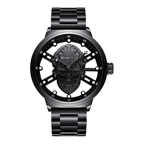 Montre acier inoxydable pour hommes de style raffiné avec cadran quartz étanche