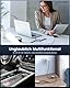 CAFELE Dual-USB-C 6 in 1 Multi Ladekabel,100W PD3.1/QC5.0 Schnellladung Ladekabel Einziehbar,[100W+10W+L27W] USB A/C auf 3 in 1 Schnellladekabel,für 16 15 14 13 12,Galaxy S25,Pad MaBook Pro Air-110CM