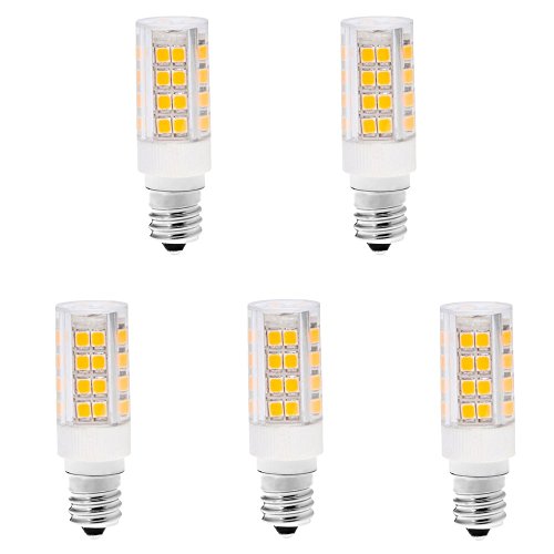 Hero-Led E12-51S-Ww T3 Candelabra E12 Base Led 120V Halogen Replacement Bulb, 3.5W, 35W Equal, Warm White 3000K, 5-Pack(Not Dimmable) #TOP27