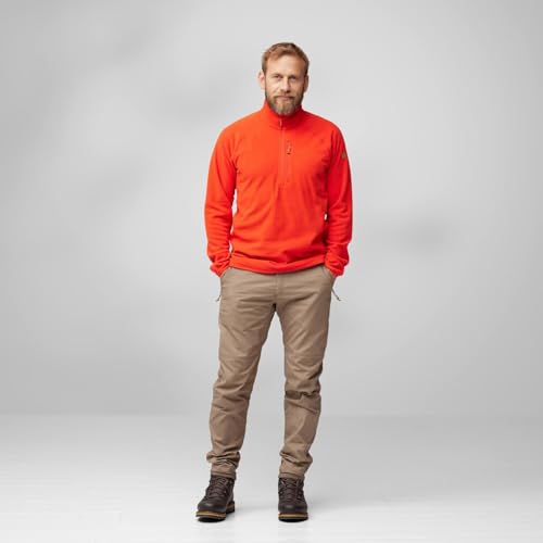 Fjällräven Övik Lite Fleece Half Zip M forro polar premium con diseño escandinavo 3