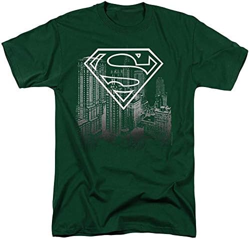 Superman Skyline Graphic Tee - Classic DC Comics T-Shirt For Men & Women