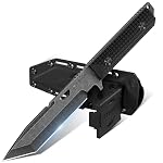Dragon Creek – Dragon Creek Outdoor Messer 440 Stahl mit Scheide Schwarz