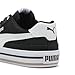 PUMA Mens Court Classic Vulc Sneaker, Mens Black Mens White, 11