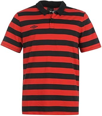 black striped polo