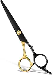 1 tesoura de barbeiro profissional - tesoura de corte de cabelo para homens e mulheres - perfeita para cortar e aparar o cabelo