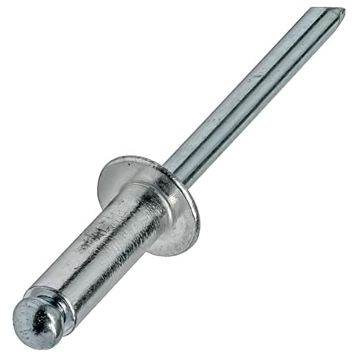 Pop Rivets 3/16" x 1/4" Aluminum Body Steel Mandrel Dome Head Blind Pack of 5000 Fastener Set LS23934F