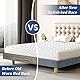 DUJUIKE Bettrahmenbezug, Bettvolant, Samt-Stretchstoff, vollelastisches Band, Bettrock-Ersatz, dekorativer Schutz Ihres Bettrahmens Geeignet für Schlafzimmer und Hotels(Grau,King Bed Width:200-210cm)