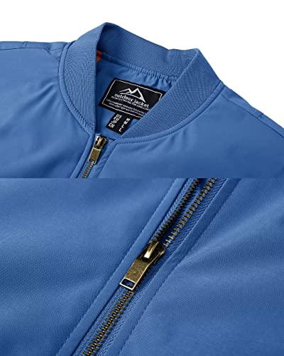 Kefitevd Bomber Jacket Men Winter Thicken Coats For Men Military Quilted Jackets Full Zip Up Varsity Quilted Windbreaker #TOP3