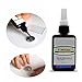 Produktbild ZAK168 flüssiger schattenloser Kleber, 1 Flasche 50 ml K-300 UV-Kleber Sonnenlicht aktiviert Aushärtung Laser-Kleber Glas-Kleber für DIY Verklebung großer Flächen Glaskristall Basteln Schmuck Diamant