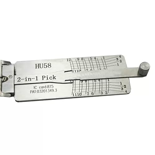 YCXNLONG LiShi 2 in 1 HU58 Car Key Reader Lock Pick and Decoder Lock Opener Locksmith Tool - Image 3