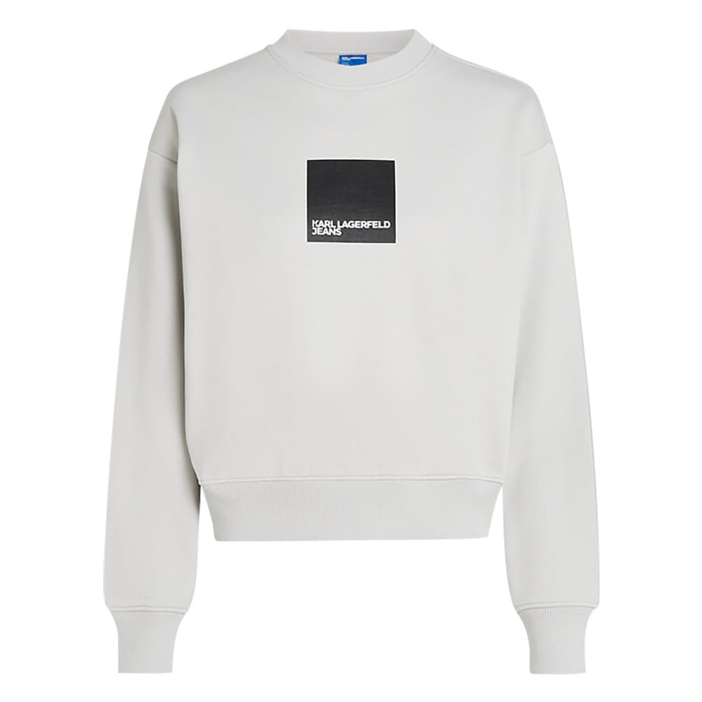 Karl Lagerfeld Jeans, Damskie, Bluza Z Logo Box, Regular Fit