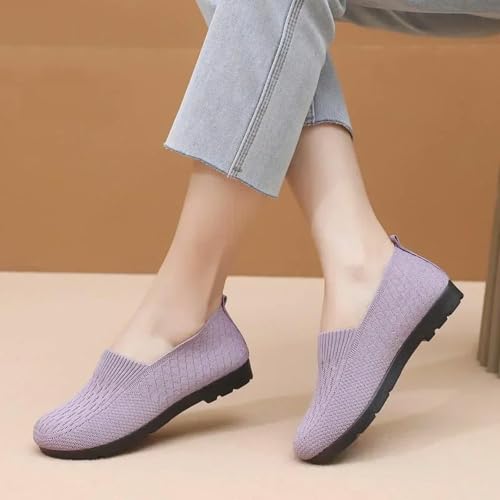 Mom's Cloth shoesMiddle-Aged and Elderly Mothers Spring and Summer Flat Casual Shoes4