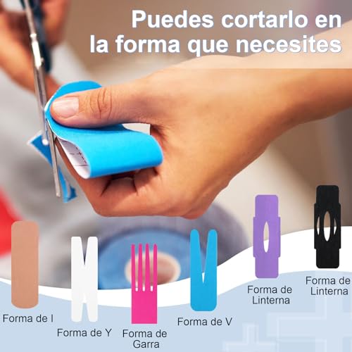 Fitness, Sports cintas kinesiologicas Marca Dskria (3)