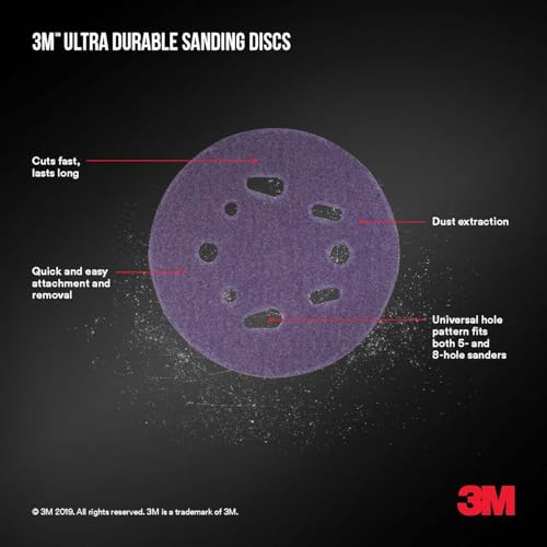 3M DISC5IN10PK60 Schleifscheibe, Violett