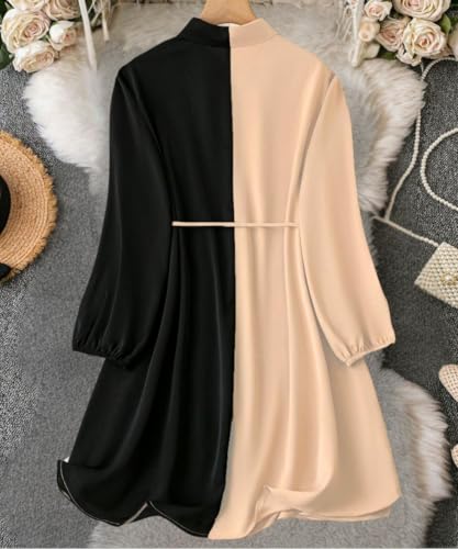 Leriya Fashion brown rayon dress – image 2