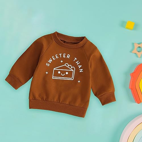 Moletom infantil infantil estampado com letras de algodão quente gola redonda manga longa Halloween