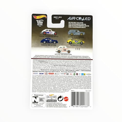 Hot Wheels 60's Fiat 500D Modificado Air Cooled miniatura 2