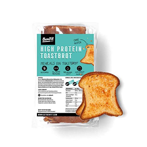 BenFit High Protein-Toast, glutenfrei & eiweißreich 1 Packung (400 g)