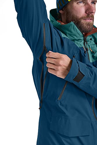 Image of Ortovox Men's 2L Swisswool Sedrun Jacket I Lightweight, Waterproof, 2-Layer High-Insulated Alpine Jacket for Freeride