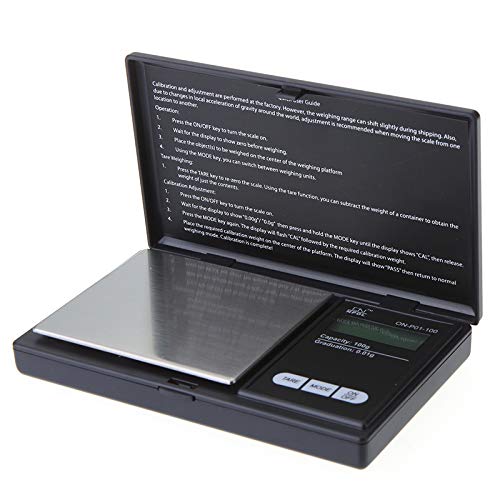 Portable Digital Kitchen Scale Jewelry Gold Weight Measuring Tool 100/0.01G LCD Pocket Weighting Electronic Scales