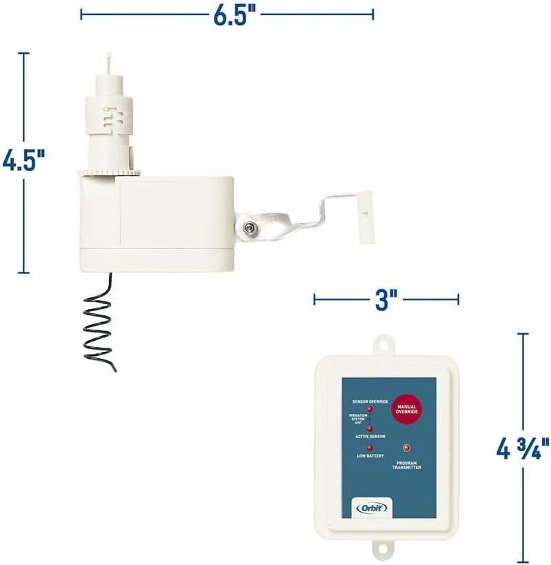 Orbit Sprinkler System Hard Wired Rain and Freeze Sensor (Wireless Rain and Freeze Sensor)