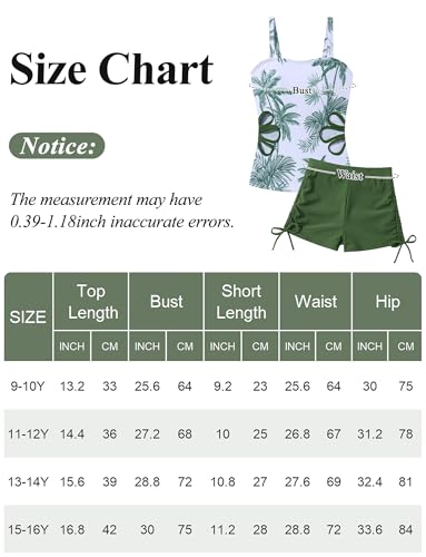 Tankini ado short de bain couvrant et confortable taille 9-16 ans