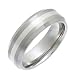 Produktbild Theia Ring Titan und Silber Intarsie, Flache Form Matt 7mm - Größe 52 (16.6)