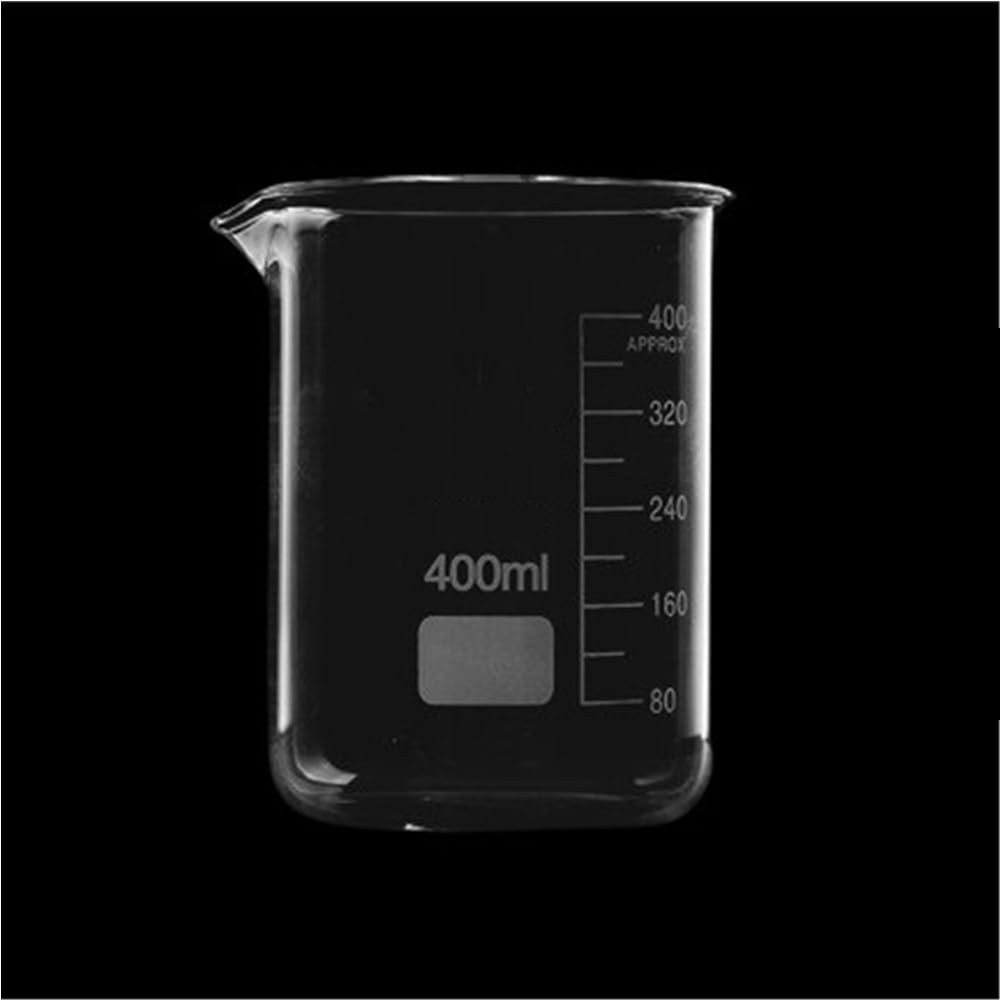 Vaso de precipitados, Juego De Vasos Vidrio Borosilicato Laboratorio 5-1000 Ml(4)
