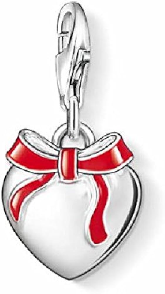 Amazon.co.jp: Thomas Sabo ハートチャーム スターリング